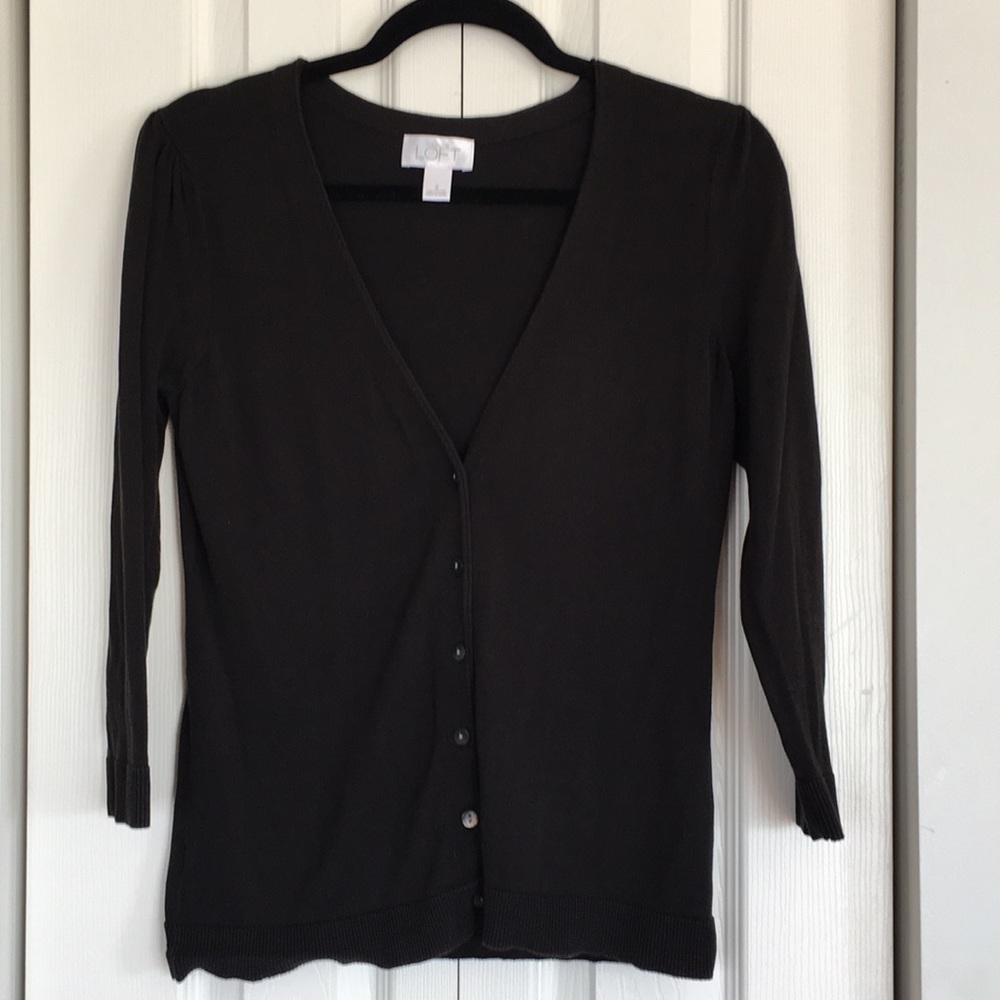 Loft Black cardigan